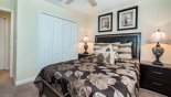 Spacious rental Paradise Palms Resort Villa in Orlando complete with stunning Bedroom 5 with queen sized bed