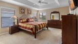 Villa rentals near Disney direct with owner, check out the Master bedroom #1 with king sized bed