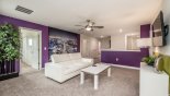 Villa rentals in Orlando, check out the Loft area with 55