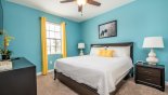 Villa rentals near Disney direct with owner, check out the Master 2 bedroom with king sized bed and wall-mounted 40