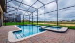 West facing pool & spa with open views - www.iwantavilla.com is your first choice of Villa rentals in Orlando direct with owner