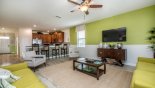 Spacious rental Champions Gate Villa in Orlando complete with stunning Breakfast bar with additional seating for 4