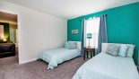 Villa rentals in Orlando, check out the Bedroom 4 with twin beds