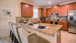 Fully fitted kitchen with quality appliances and granite counter tops - www.iwantavilla.com is your first choice of Villa rentals in Orlando direct with owner