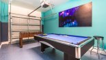 Villa rentals in Orlando, check out the Games room with pool table and table foosball