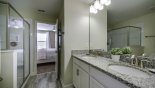 Villa rentals in Orlando, check out the Jack & Jill bathroom #5 with walk-in shower