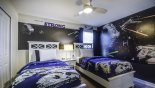 Twin bedroom #3 with Star Wars theming from Champions Gate rental Villa direct from owner