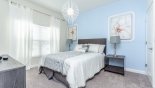 Townhouse rentals near Disney direct with owner, check out the Ground floor bedroom #4 with queen sized bed