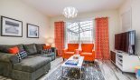 Townhouse rentals in Orlando, check out the Living room with comfortable seating