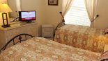 Spacious rental Highlands Reserve Villa in Orlando complete with stunning Bedroom #4 with LCD cable TV