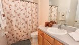 Family bathroom 3 with bath & shower over from Solana Resort rental Villa direct from owner