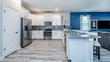 Villa rentals near Disney direct with owner, check out the Fully fitted kitchen with breakfast bar & 4 comfortable bar stools