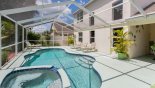 Belmonte 2 Villa rental near Disney with View of pool & spa towards covered lanai