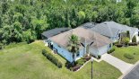 Orlando Villa for rent direct from owner, check out the Aerial view of side of villa & conservation woodland