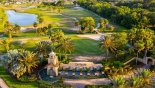 Aerial view of the 18 hole golf course - www.iwantavilla.com is the best in Orlando vacation Villa rentals