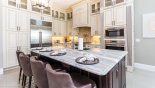 Villa rentals near Disney direct with owner, check out the Breakfast bar with additional seating for 4