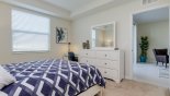 Orlando Condo for rent direct from owner, check out the Master bedroom with chest of drawers with mirror above & desk with chair