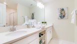 Master ensuite bathroom with quality finish & full length mirror from Milan 1 Condo for rent in Orlando