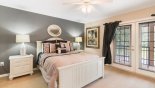 Spacious rental The Shire at West Haven Villa in Orlando complete with stunning Master 2 bedroom the queen sized bed and access onto private shared balcony