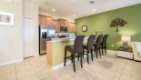 Breakfast bar with 4 bar chairs - www.iwantavilla.com is your first choice of Villa rentals in Orlando direct with owner