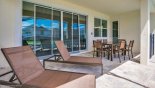 Villa rentals near Disney direct with owner, check out the Shady lanai with 2 comfortable sun loungers & patio table with seating for 6