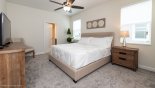 Villa rentals in Orlando, check out the Master Bedroom 1 with king size bed & matching nightstands