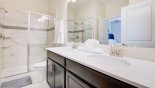 Maui 8 Villa rental near Disney with Jack & Jill Bathroom 2 with his & hers sinks, WC & double walk in shower
