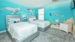 Finding Nemo themed Twin Bedroom 6 with 1 full-size & 1 twin bed with this Orlando Villa for rent direct from owner