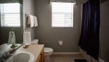 Ground floor family bathroom #4 with bath & shower over from Windsor Hills Resort rental Villa direct from owner