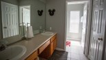 Brentwood 9 Villa rental near Disney with Family bathroom #3 with bath & shower over
