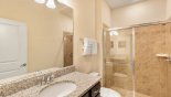 Spacious rental Solterra Resort Townhouse in Orlando complete with stunning Ground floor family bathroom #4 with walk-in shower