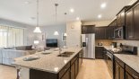 Fully fitted kitchen with quality appliances and granite counter tops - www.iwantavilla.com is your first choice of Townhouse rentals in Orlando direct with owner