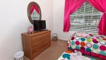 Bedroom 4 with cable TV/DVD with this Orlando Villa for rent direct from owner