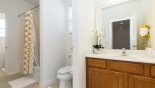 Jack & Jill bathroom #3 off entertainment loft with this Orlando Villa for rent direct from owner