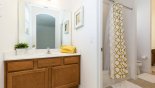 Villa rentals in Orlando, check out the Jack & Jill bathroom #3 off bedroom #3