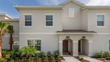 View of townhouse from street - www.iwantavilla.com is the best in Orlando vacation Townhouse rentals