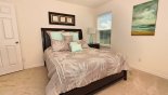 Spacious rental The Dales at West Haven Villa in Orlando complete with stunning Bedroom # 5 with queen sized bed
