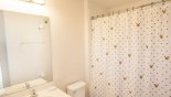 Villa rentals near Disney direct with owner, check out the Ensuite bathroom #3 with bath & shower over