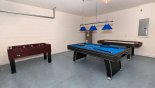 Villa rentals in Orlando, check out the Games room with pool table, air hockey & table foosball