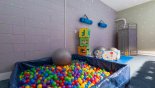 Games room  with ball pond for smaller children - www.iwantavilla.com is the best in Orlando vacation Villa rentals