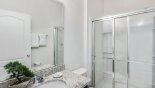 Master #6 ensuite bathroom with walk-in shower from Solterra Resort rental Villa direct from owner
