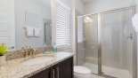 Villa rentals near Disney direct with owner, check out the Ensuite bathroom #4 with walk-in shower