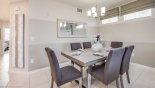 Dining area with seating for 6 persons - www.iwantavilla.com is the best in Orlando vacation Villa rentals