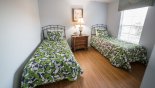 Townhouse rentals in Orlando, check out the Bedroom #3 with twin beds