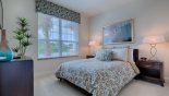 Ground floor bedroom with queen sized bed from Serenity / Retreat Silver Creek rental Townhouse direct from owner