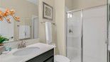 Townhouse rentals in Orlando, check out the Ground floor family bathroom #3 with walk-in shower