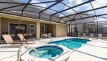 Pool deck with 6 sun loungers - www.iwantavilla.com is your first choice of Villa rentals in Orlando direct with owner