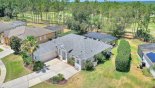 Spacious rental Highlands Reserve Villa in Orlando complete with stunning Aerial view of villa
