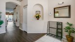View as you enter the villa of the hallway leading to open plan living space from Silver Maple + 3 Villa for rent in Orlando