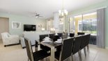 Atlantic 1 Villa rental near Disney with Dining area with seating for 10 persons viewed towards family room